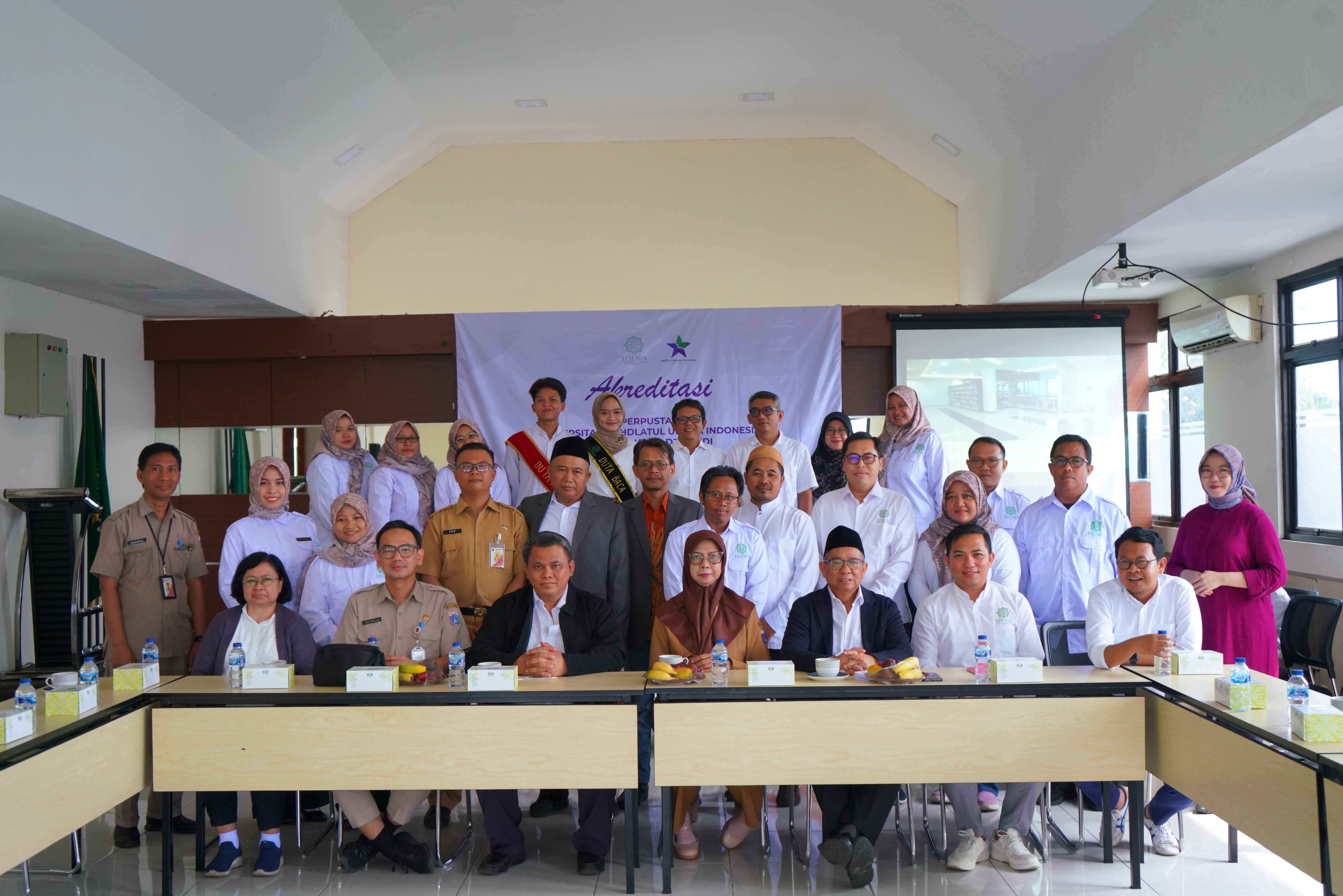 Asesmen Lapangan UPT Perpustakaan UNUSIA Grha Mahbub Djunaidi